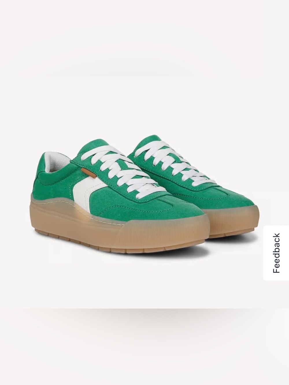 Dr Scholl’s Women's Time Off Win Lace Sneaker Lucky Green Faux Leather